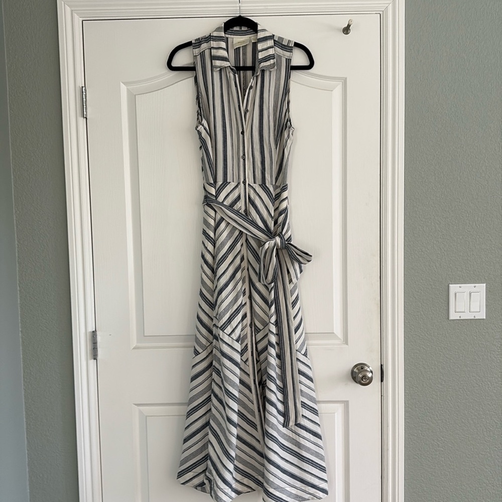 Maeve Striped Sleeveless Maxi Dress